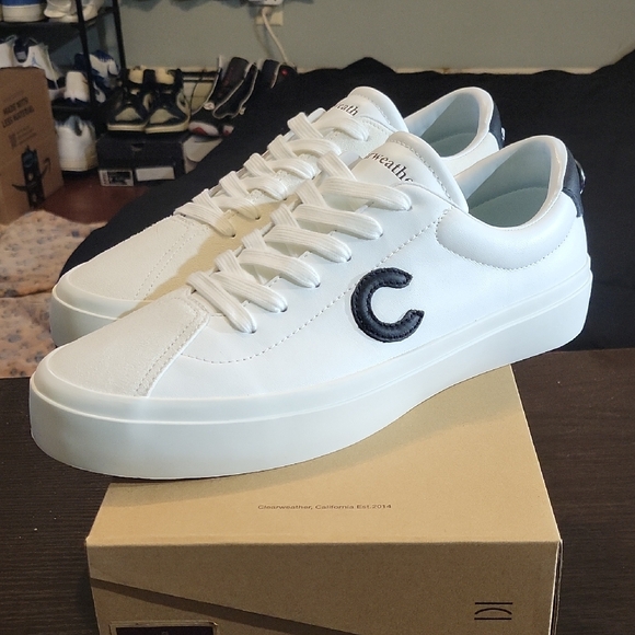 Clearweather Continental "Bright White" Sneakers Mens 11 NWT & BOX - Picture 2 of 10